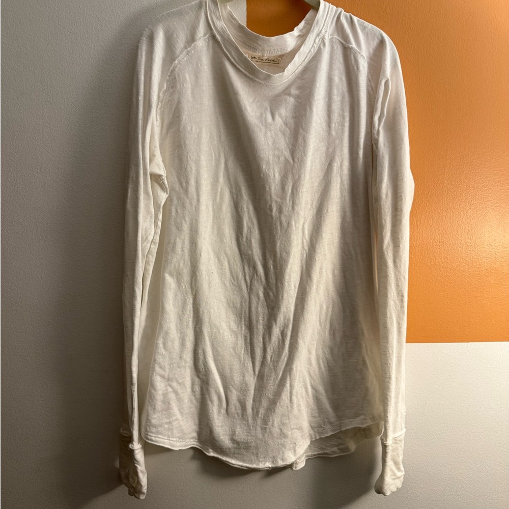 We The Free White Long Sleeve Shirt